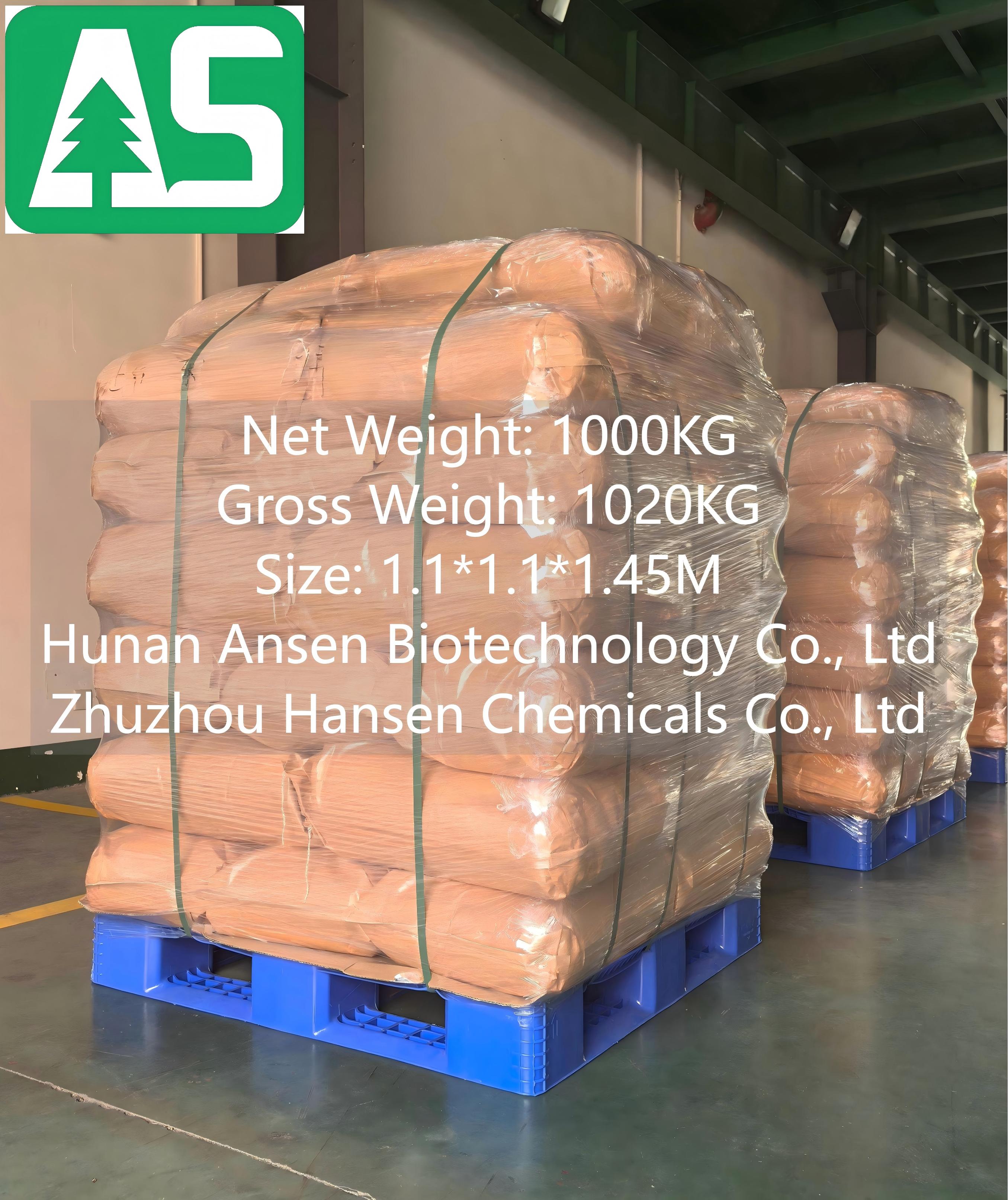 1000kg MSM with water-proofing kraft bags onto blue plastic pallet