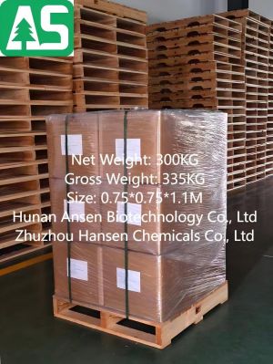 300kg MSM with carton onto small fumigated solid wood pallet